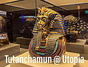 „Tutanchamun“ - das immersive Ausstellungserlebnis seit 09.10.204 – im UTOPIA - The Happening Place an der Heßstraße - Eintauchen in die spektakuläre Welt von Tutanchamun (©Foto:Marikka-Laila Maisel)